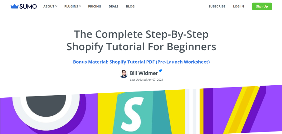 sumo shopify tutorial learning resources